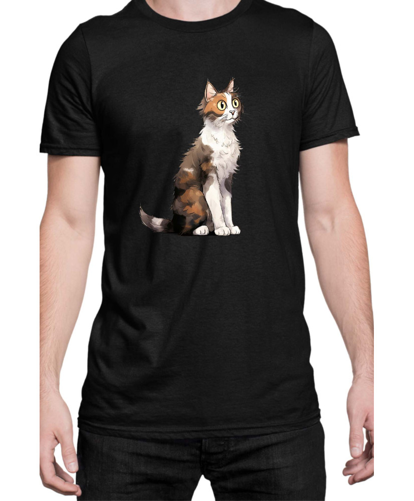 Мъжка Тениска Funny Cats Breeds Aegean 1