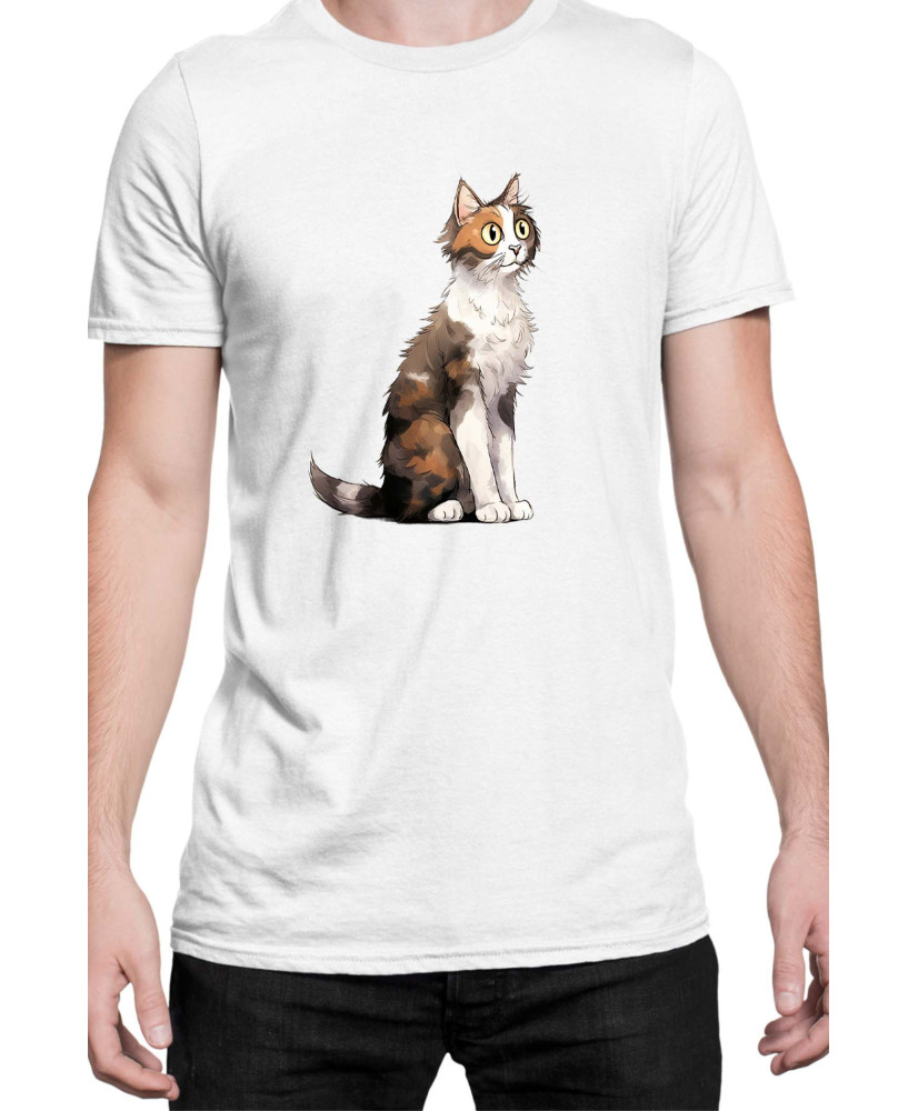 Мъжка Тениска Funny Cats Breeds Aegean 1