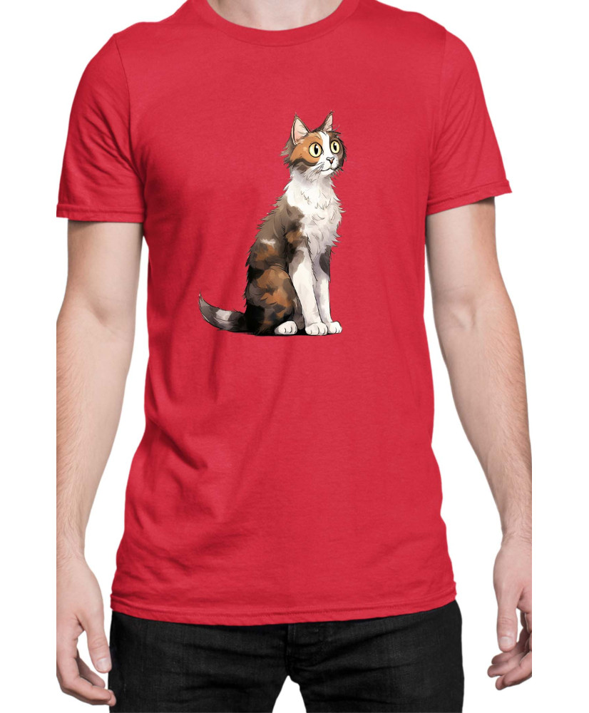 Мъжка Тениска Funny Cats Breeds Aegean 1