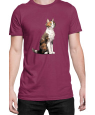 Мъжка Тениска Funny Cats Breeds Aegean 1