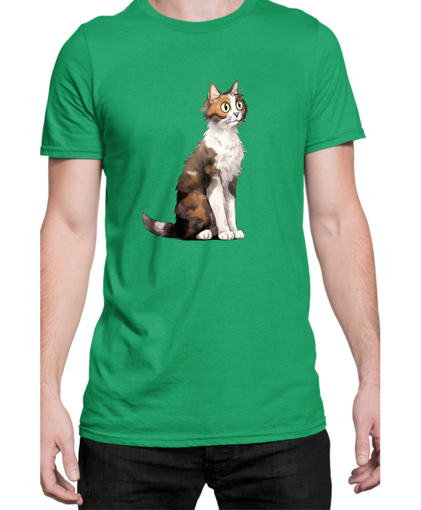 Мъжка Тениска Funny Cats Breeds Aegean 1