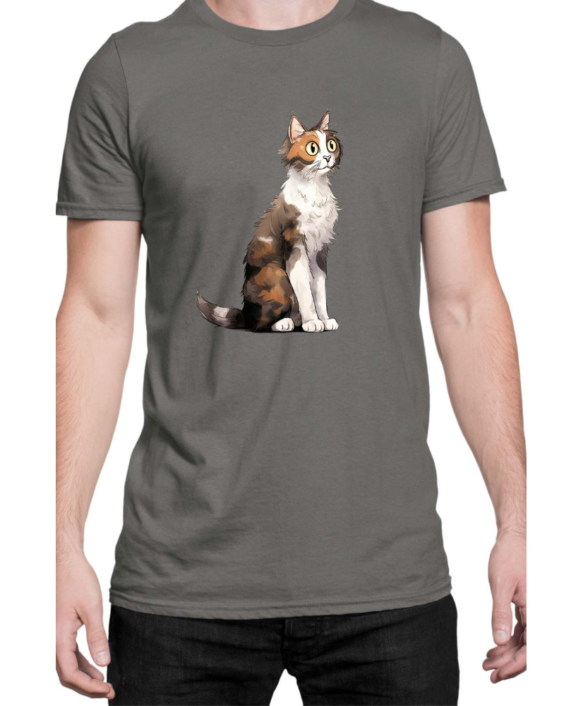 Мъжка Тениска Funny Cats Breeds Aegean 1