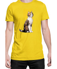 Мъжка Тениска Funny Cats Breeds Aegean 1