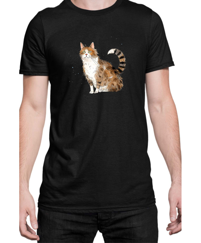 Мъжка Тениска Funny Cats Breeds Aegean 2