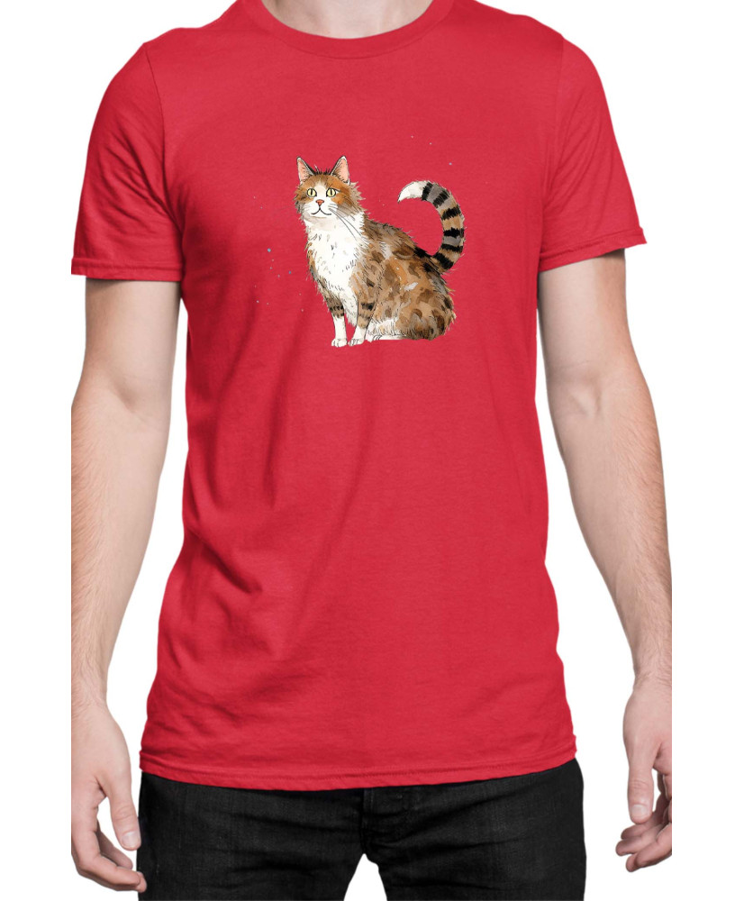 Мъжка Тениска Funny Cats Breeds Aegean 2