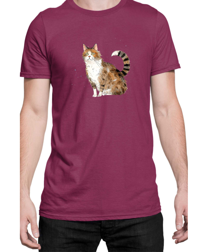 Мъжка Тениска Funny Cats Breeds Aegean 2