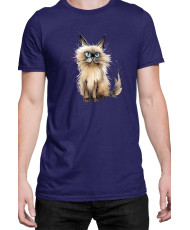 Мъжка Тениска Funny Cats Breeds Balinese 2