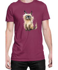 Мъжка Тениска Funny Cats Breeds Balinese 2