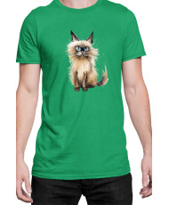 Мъжка Тениска Funny Cats Breeds Balinese 2