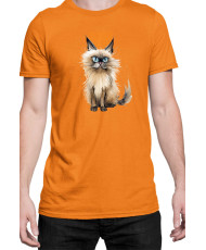 Мъжка Тениска Funny Cats Breeds Balinese 2