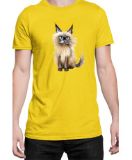 Мъжка Тениска Funny Cats Breeds Balinese 2