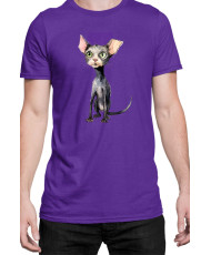 Мъжка Тениска Funny Cats Breeds Bambino 1