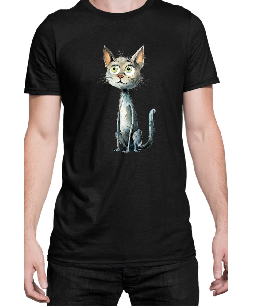 Мъжка Тениска Funny Cats Breeds Bambino 2