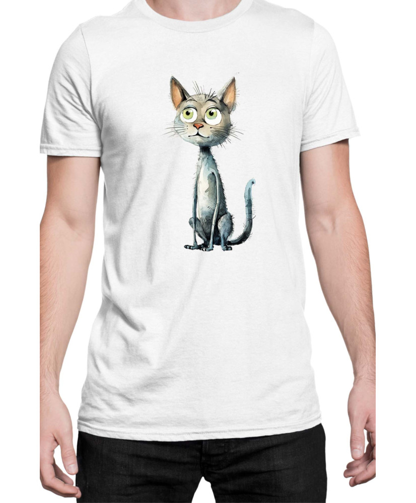 Мъжка Тениска Funny Cats Breeds Bambino 2