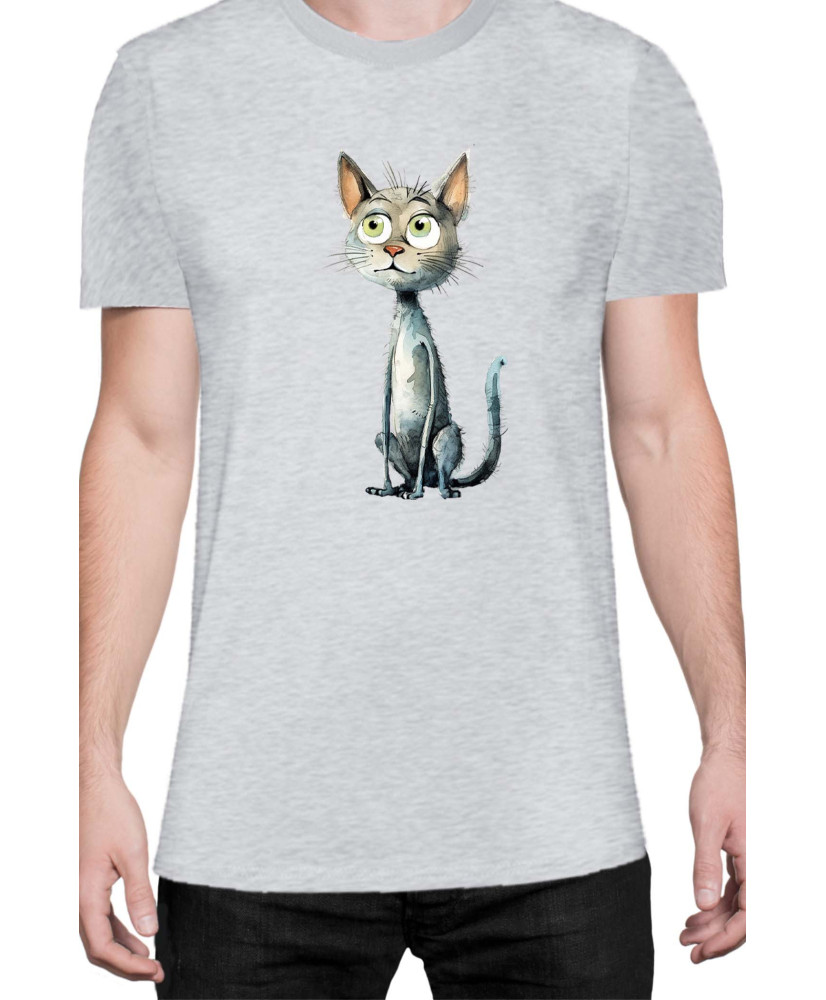 Мъжка Тениска Funny Cats Breeds Bambino 2
