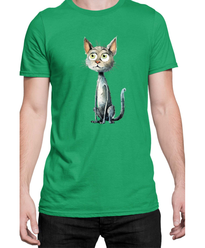 Мъжка Тениска Funny Cats Breeds Bambino 2