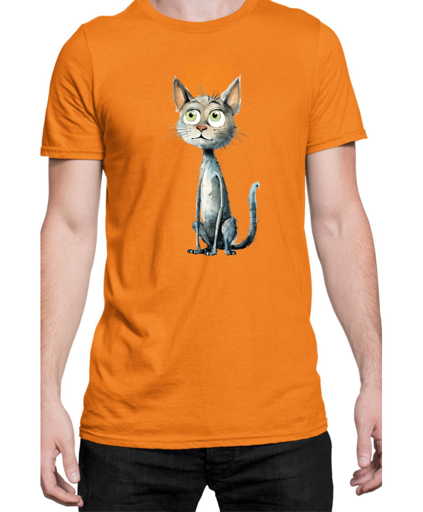 Мъжка Тениска Funny Cats Breeds Bambino 2