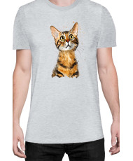 Мъжка Тениска Funny Cats Breeds Bengal