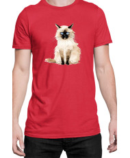 Мъжка Тениска Funny Cats Breeds Birman 1