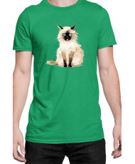 Мъжка Тениска Funny Cats Breeds Birman 1