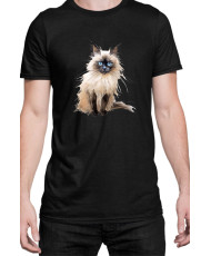 Мъжка Тениска Funny Cats Breeds Birman 3