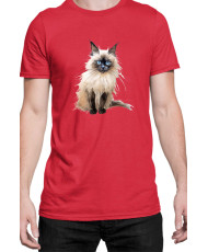 Мъжка Тениска Funny Cats Breeds Birman 3