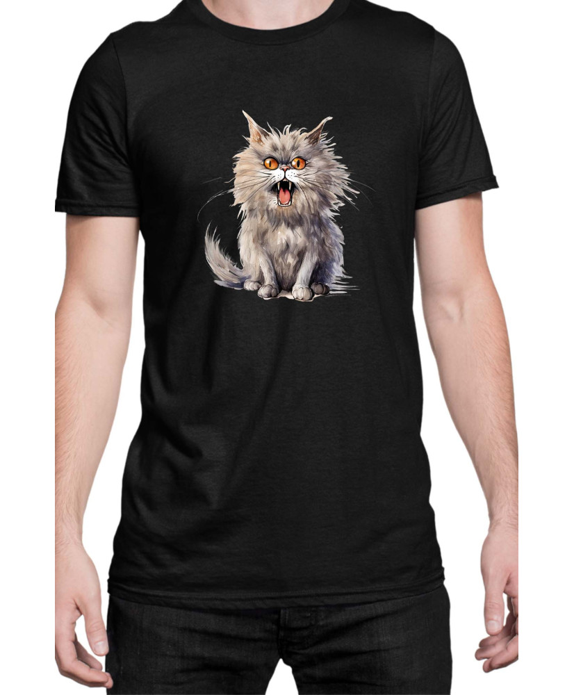 Мъжка Тениска Funny Cats Breeds British Longhair 1