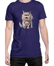Мъжка Тениска Funny Cats Breeds British Longhair 1