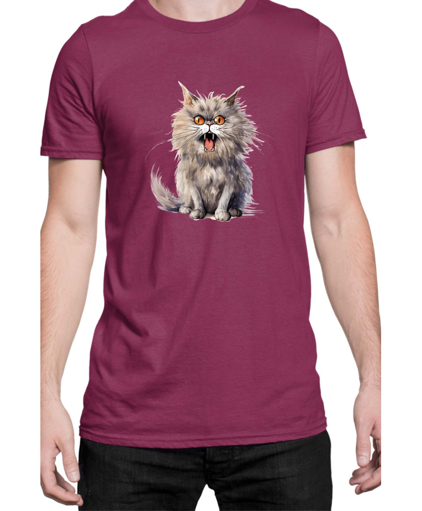 Мъжка Тениска Funny Cats Breeds British Longhair 1