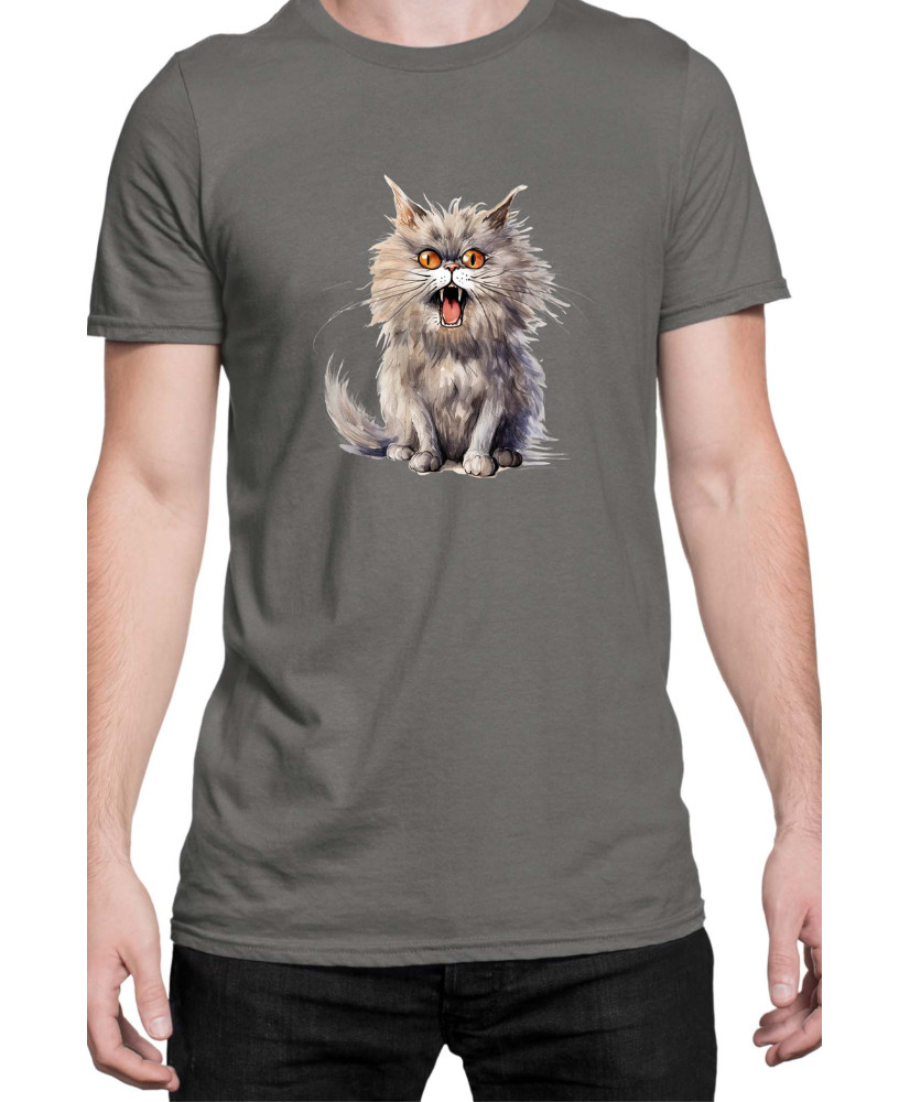 Мъжка Тениска Funny Cats Breeds British Longhair 1
