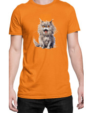 Мъжка Тениска Funny Cats Breeds British Longhair 1