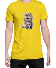 Мъжка Тениска Funny Cats Breeds British Longhair 1