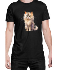 Мъжка Тениска Funny Cats Breeds British Longhair 2