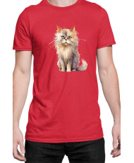 Мъжка Тениска Funny Cats Breeds British Longhair 2