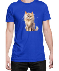 Мъжка Тениска Funny Cats Breeds British Longhair 2