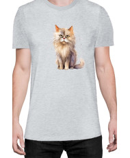 Мъжка Тениска Funny Cats Breeds British Longhair 2