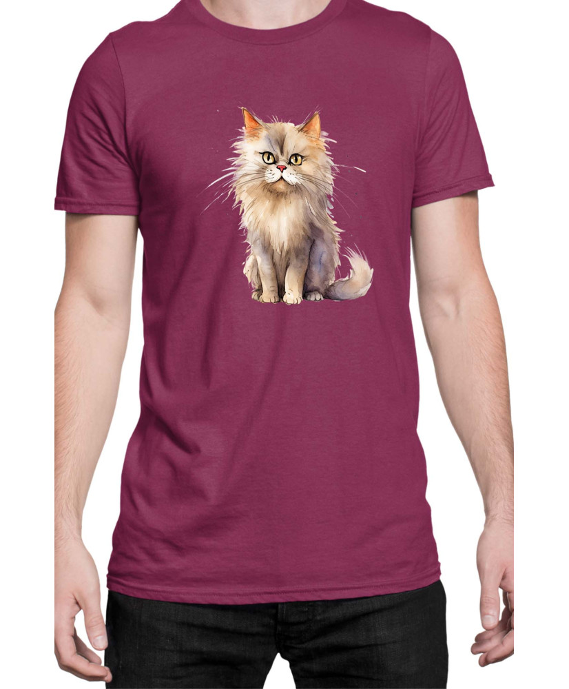 Мъжка Тениска Funny Cats Breeds British Longhair 2