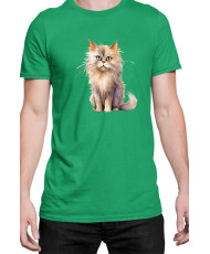 Мъжка Тениска Funny Cats Breeds British Longhair 2