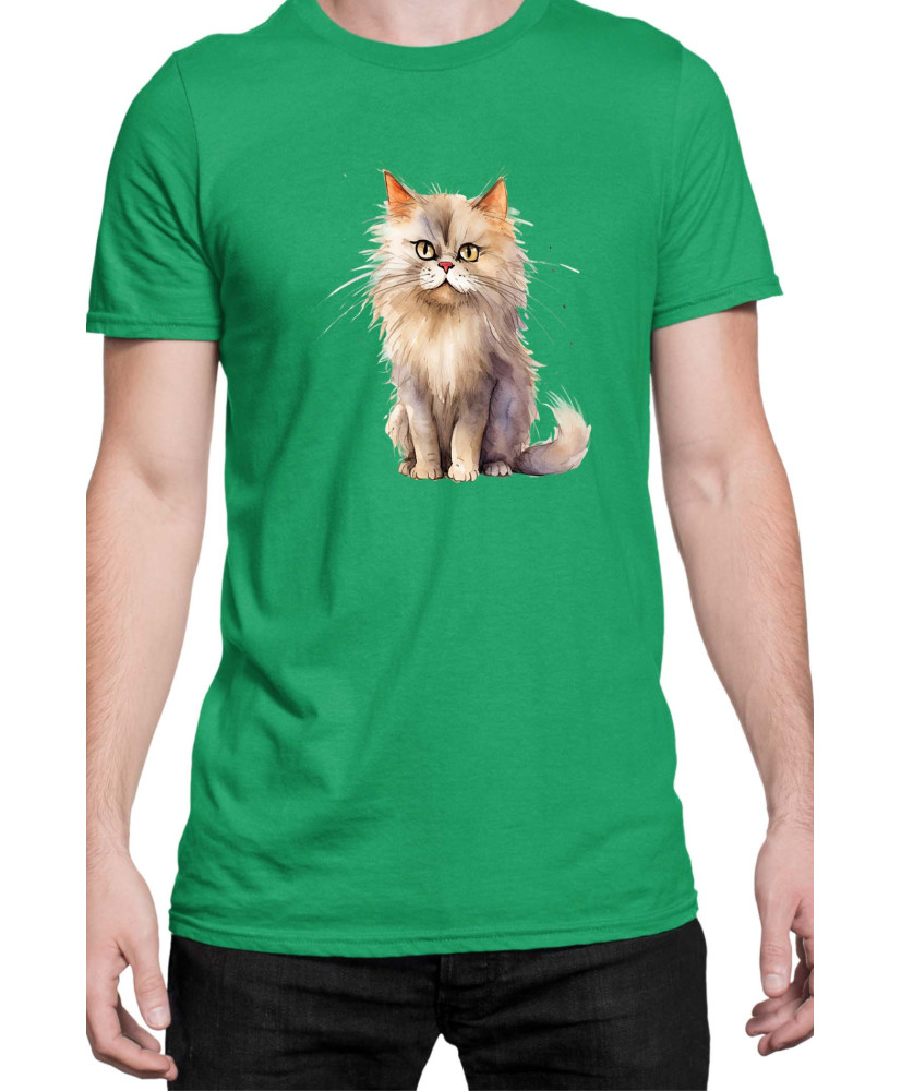 Мъжка Тениска Funny Cats Breeds British Longhair 2