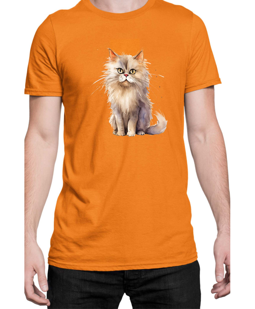 Мъжка Тениска Funny Cats Breeds British Longhair 2