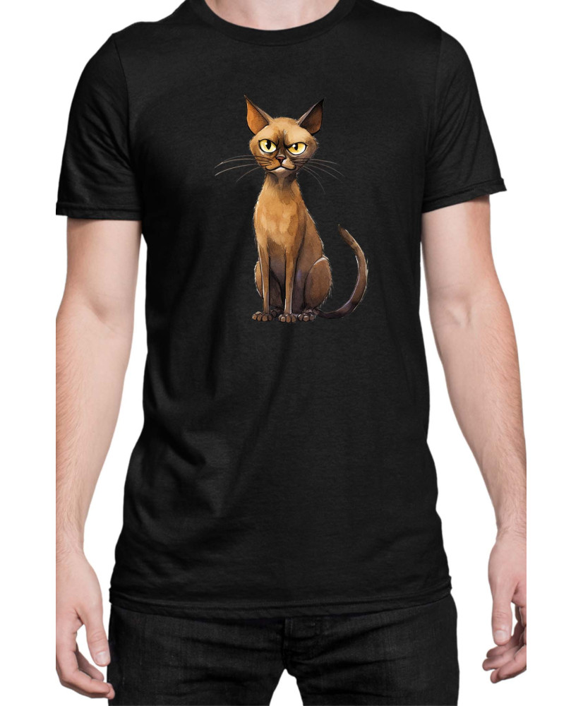 Мъжка Тениска Funny Cats Breeds Burmese 1