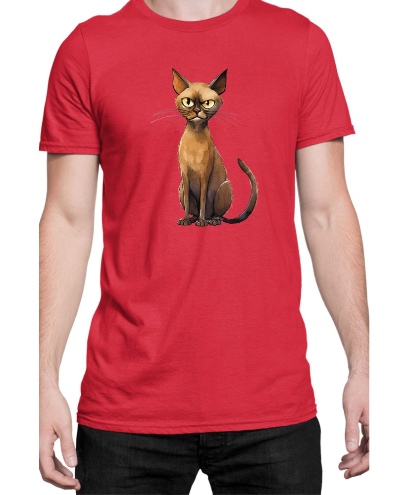 Мъжка Тениска Funny Cats Breeds Burmese 1