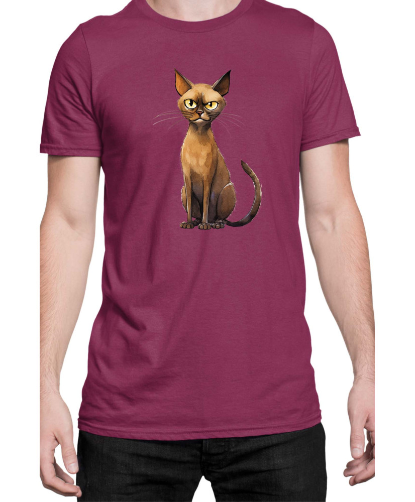 Мъжка Тениска Funny Cats Breeds Burmese 1