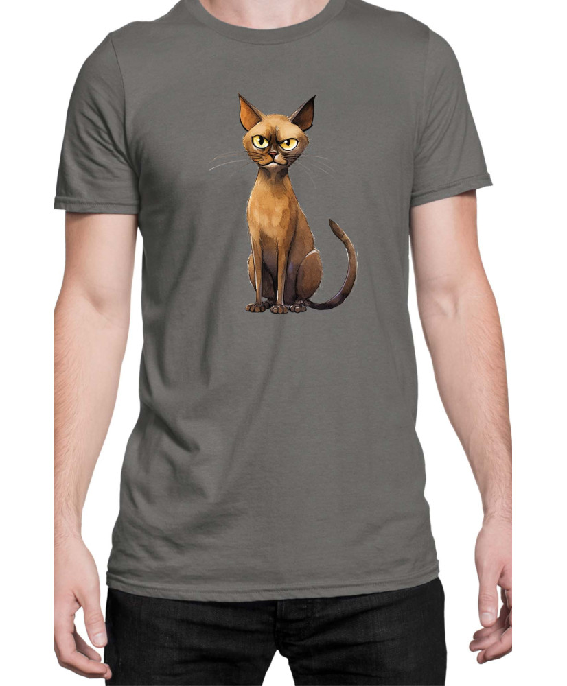 Мъжка Тениска Funny Cats Breeds Burmese 1