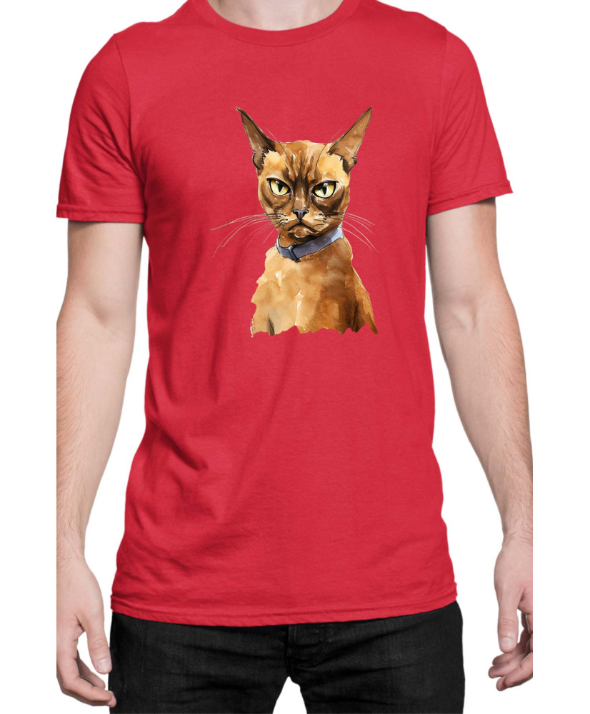 Мъжка Тениска Funny Cats Breeds Burmese 2