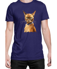 Мъжка Тениска Funny Cats Breeds Burmese 2