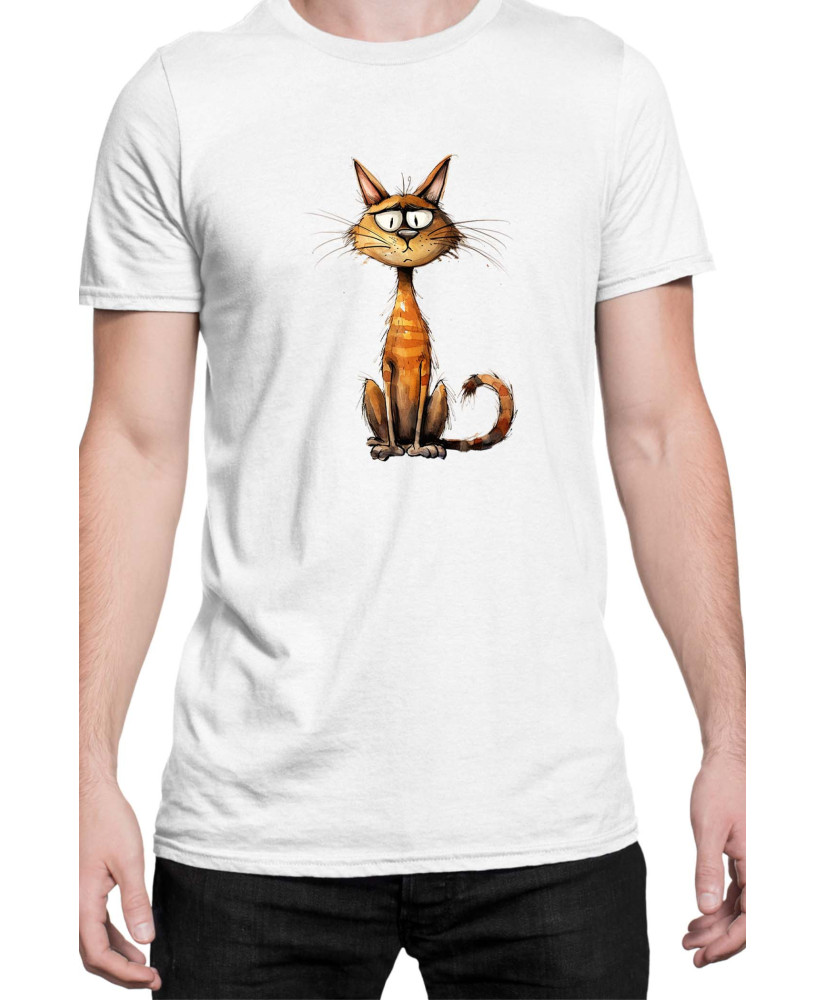 Мъжка Тениска Funny Cats Breeds Chausie