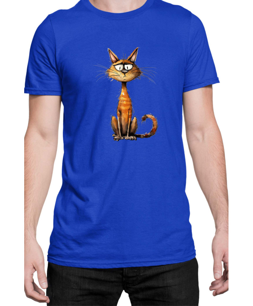 Мъжка Тениска Funny Cats Breeds Chausie