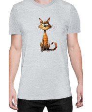 Мъжка Тениска Funny Cats Breeds Chausie