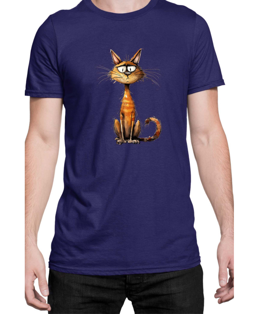 Мъжка Тениска Funny Cats Breeds Chausie